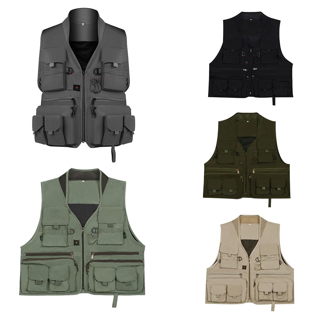 Women Men Fishing Vest With Breathable Mesh, Vest With Pockets Adjustable Size Trout Fishing Vest, Small Fishing Vest For Outdoor Fishing Hiking