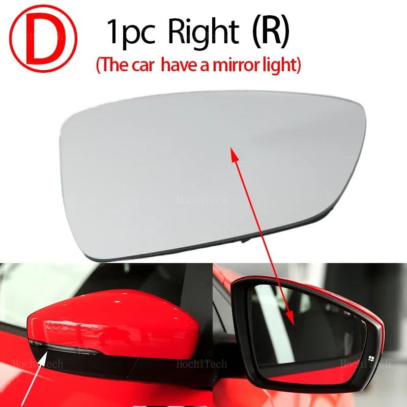 For Volkswagen VW Polo 5 MK5 6R 6C 2010-2016 High Quality Car Left or Right Mirror Heated Side Mirror Glass Rearview Mirror Lens