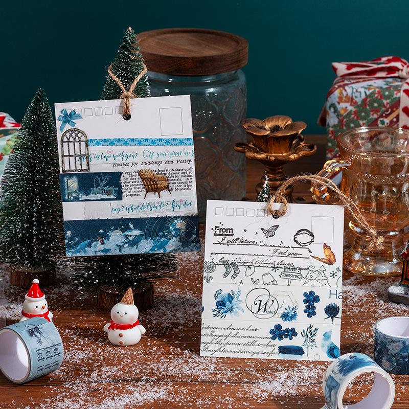 Festive Washi Tape Collection: Christmas, Valentine's, Starry Sky, Winter Sonata, DIY Hot Stamping