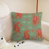 Fashion Animal Style Tiger Cushion Cover Pillow Case Plush Fabric Soft Double Sided Print Sofa Cushion Cover Throw Pillow Covers