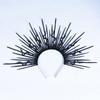 Punk Snake Headband Artistic Spiked Hair Hoop Gothic Rock Headwear for Cosplay Unisex Rock Spiked Headwear Accessory