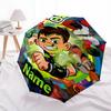 Personalized Name B-Ben10 Print Umbrella - Automatic Open/Close, Eight-Rib Durable Frame, Automatic Folding Umbrella