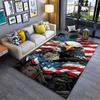 American Eagle Warrior Design Suitable As a Non-slip Mat for the Living Room or Bedroom Sofa
