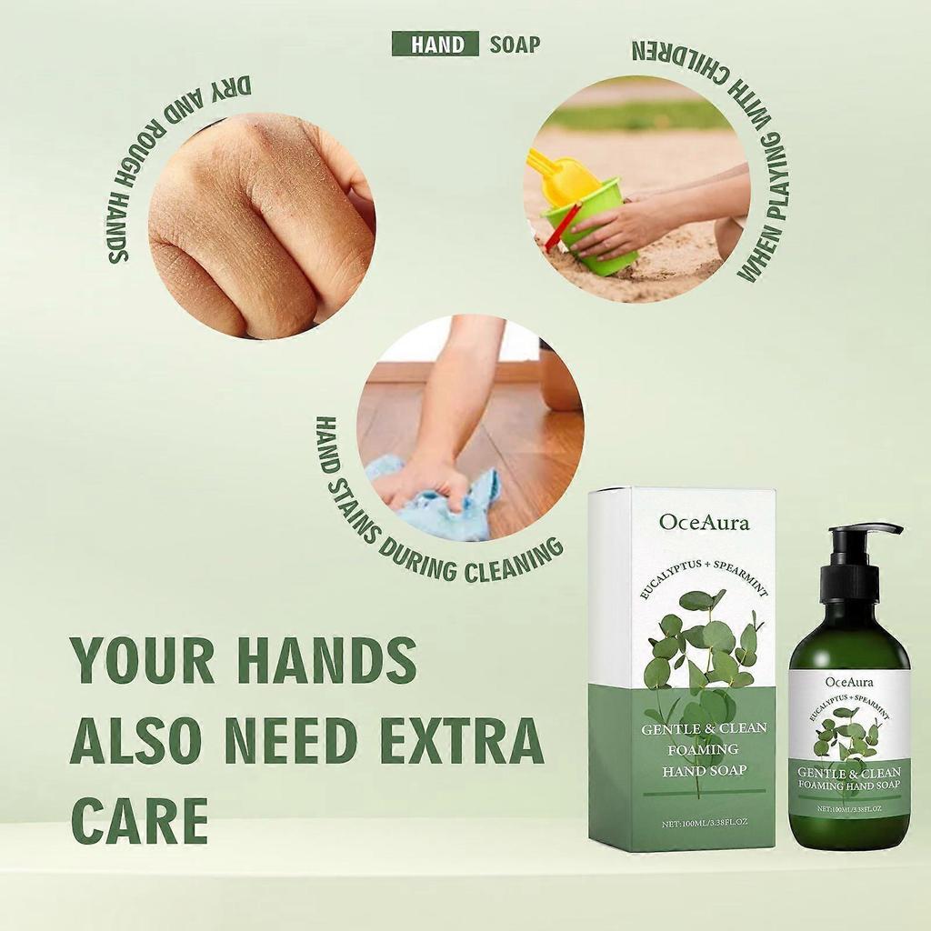 Limited time!!Oceaura Eucalyptus Mint Hand Cleanser Gentle Hand Cleansing Decontamination Moisturizing Skin Skin Cleansing