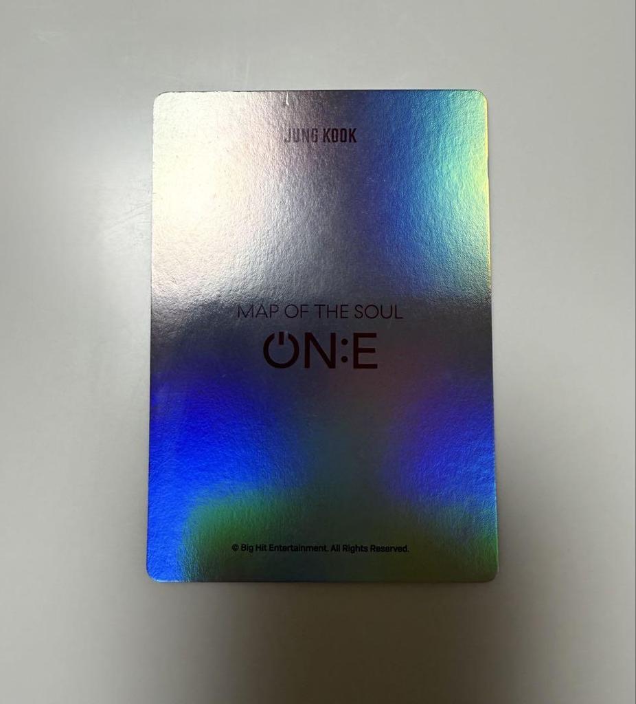 [USED] BTS MOS ON:E Acrylic Poster Frame Trading Card Jungkook Jungkook