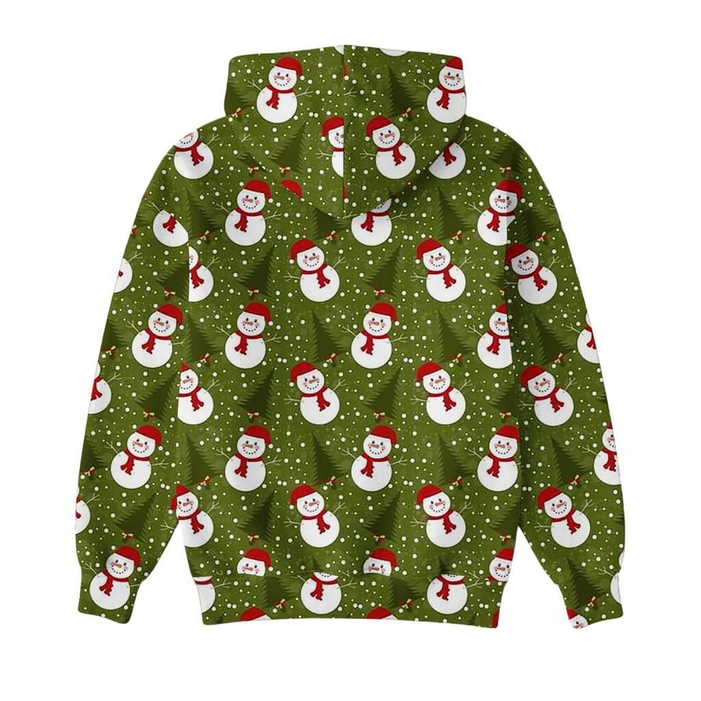 Hanorace de Crăciun pentru femei Hanorac de sărbători amuzant drăguț cu imprimeu Iarnă Pulover supradimensionat Topuri