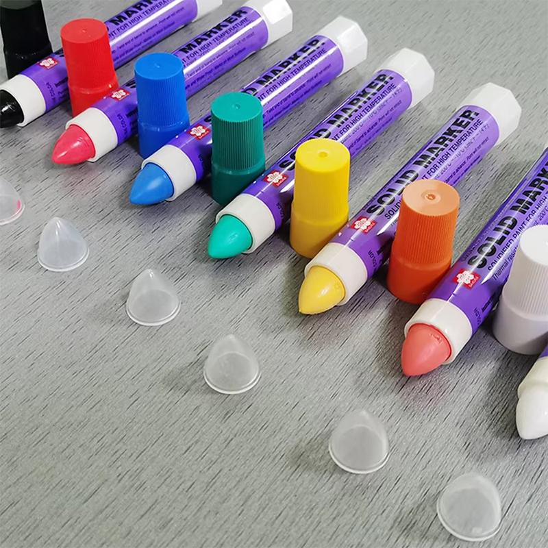 1Pcs Japan  Solid Paint Pen Waterproof Xsc Industrial Metal High Temperature Tire Marker Permanent Office Supplies