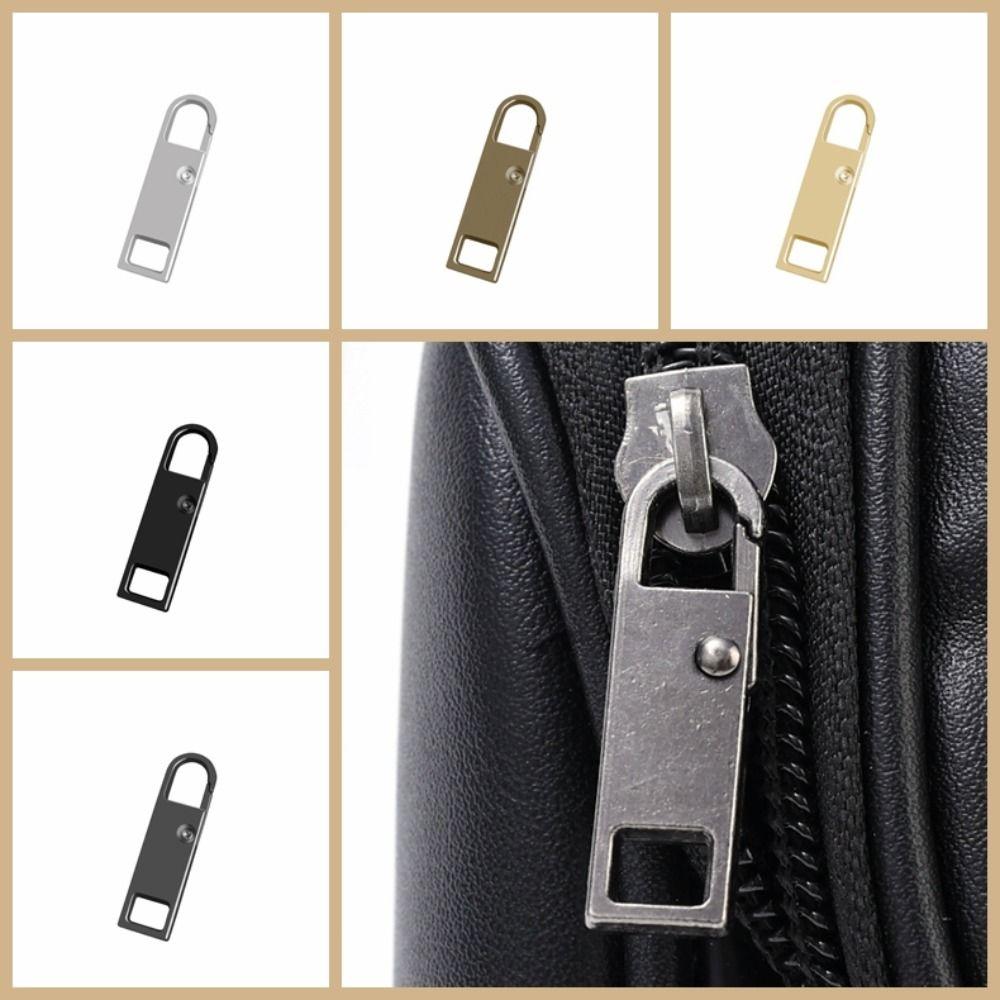 

10PCS Metal Zipper Puller Slider Puller Zipper Head Replacement Instant Repair