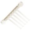 Easy Installion Suction Towel Rack Double Rod Rotates Home Accessory for Renters and Without Damaging to Most Wall