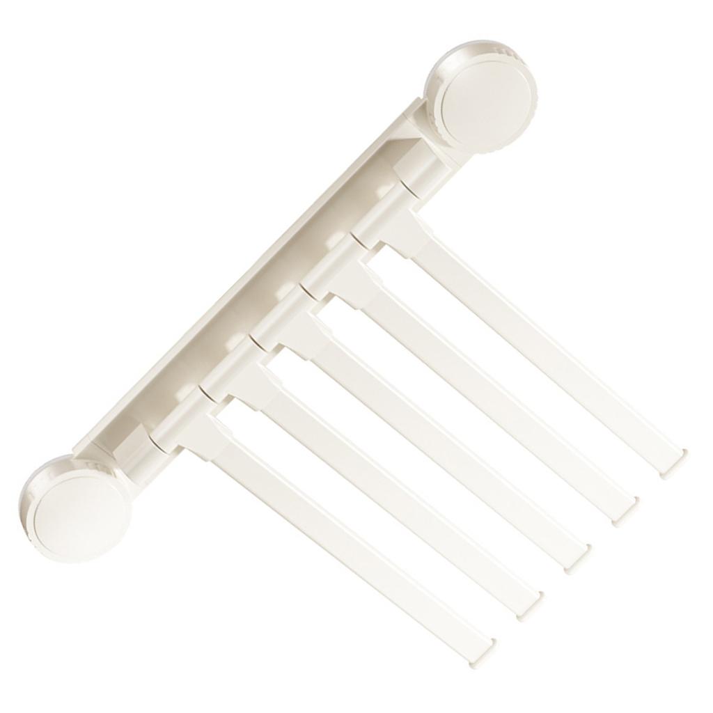 Easy Installion Suction Towel Rack Double Rod Rotates Home Accessory for Renters and Without Damaging to Most Wall
