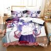 3D Printed Angel Beats Anime Bedding Set for Boys Girls Duvet Cover And Pillowcase Twin Queen King Full Single Double Sizes