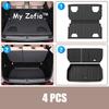 For Xpeng X9 2024 2025 TPE Trunk Mats All Weather Cargo Liner Mat Seat Floor Mats Waterproof Anti-Slip Liner Pads Accessories