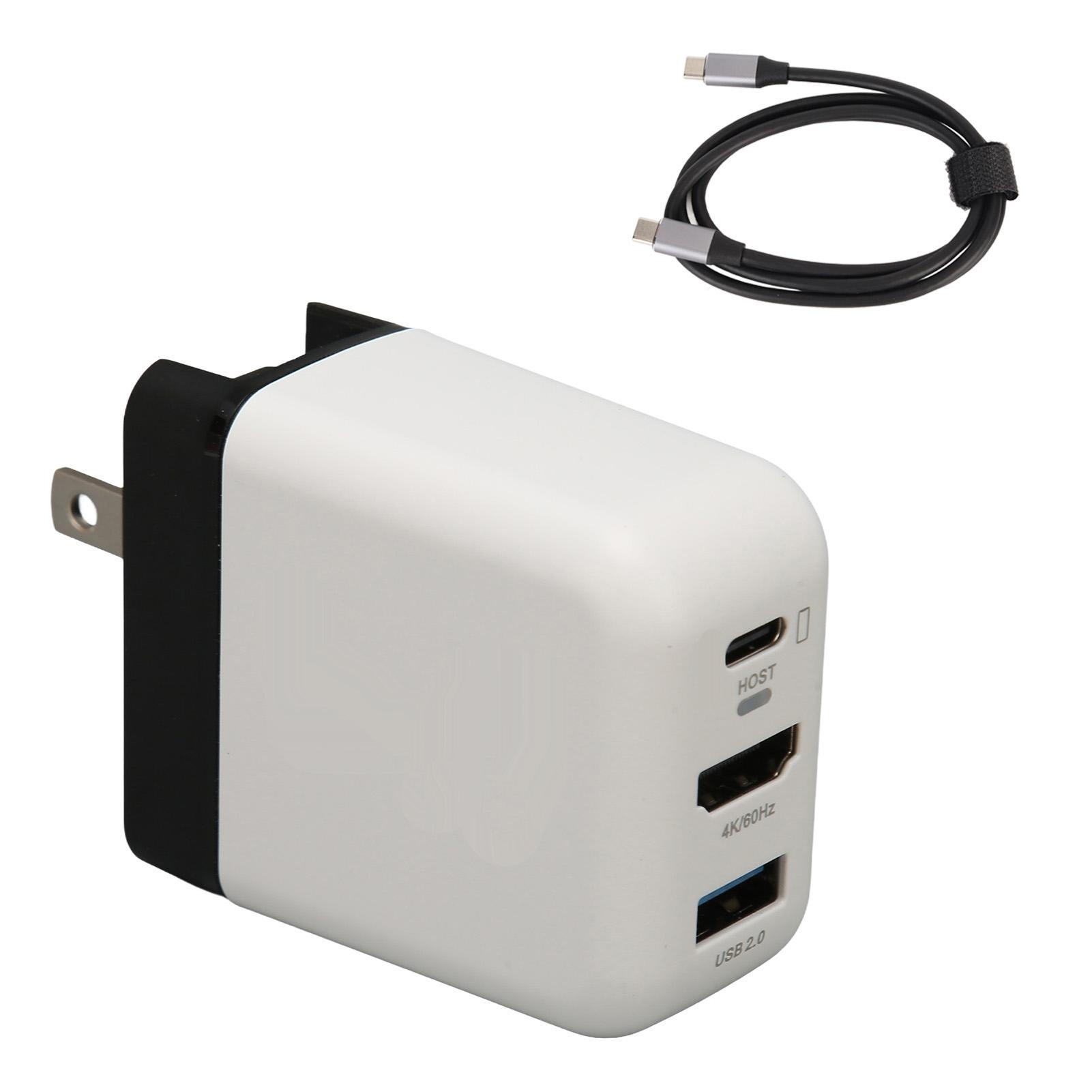 

Зарядний пристрій Dock Adapter PD 36W USB C Зарядний пристрій TV Dock Station 3-в-1 Док-станція для Switch US Plug