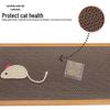 Cat Scratching Board with Woven Mouse & Catnip Bag Interactive Toy Bundle