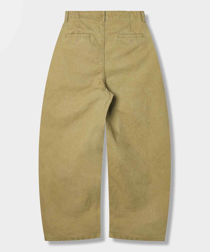 Yujen Basic Cotton Curved Chino Pants_3 Color