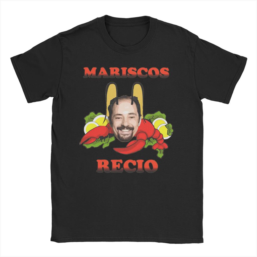 Unisex Womens TShirts Antonio Mariscos Recio Amazing 100 Cotton Tees Short Sleeve Funny Meme T Shirt O Neck Clothing Gift Idea