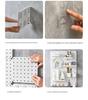 Wall-Mounted No-Drill Pegboard Storage Shelf for Kitchen and Dorm Room