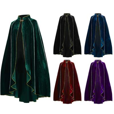 New Medieval Suede Cloak Vintage Phnom Penh Halloween Cloak Stage Show Costume Factory