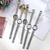 Französische Nischenuhr Studentin Koreanische Version Einfach Ins Fengsen Mädchen College-Stil Retro Hongkong-Stil Ins Gleicher Stil