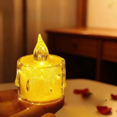 Mini Electronic Candles, Romantic Birthday Atmosphere, Confession Decoration, Romantic Desktop Ornaments, Small Night Lights