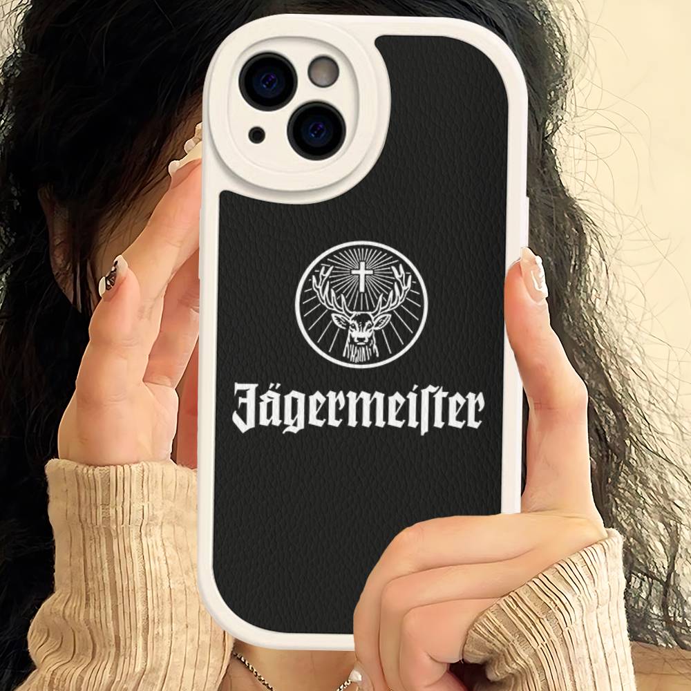 

Горячие J-Jagermeisters Для IPhone 16 15 14 13 12 11 Pro Max Plus Ударопрочный Кожаный Мягкий Чехол для Телефона iphone 11