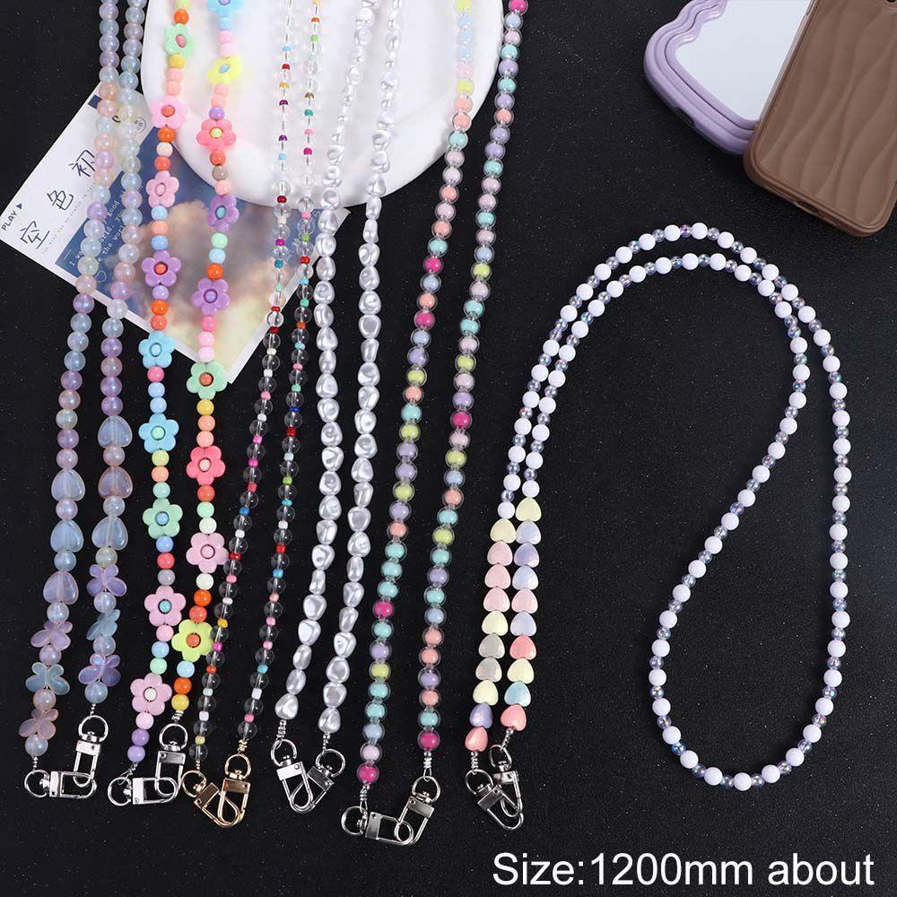Beading Lanyard Neck Cord Crossbody Cellphone Strap Necklace Phone Lanyard Phone Strap Phone Chain