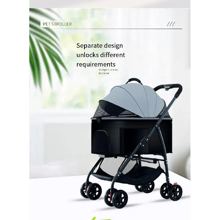 Pet Car Strollers Lightweight Foldable Specifically Designed for Walking Dogs Infants Medium-sized Small Dogs Cats Outdoor