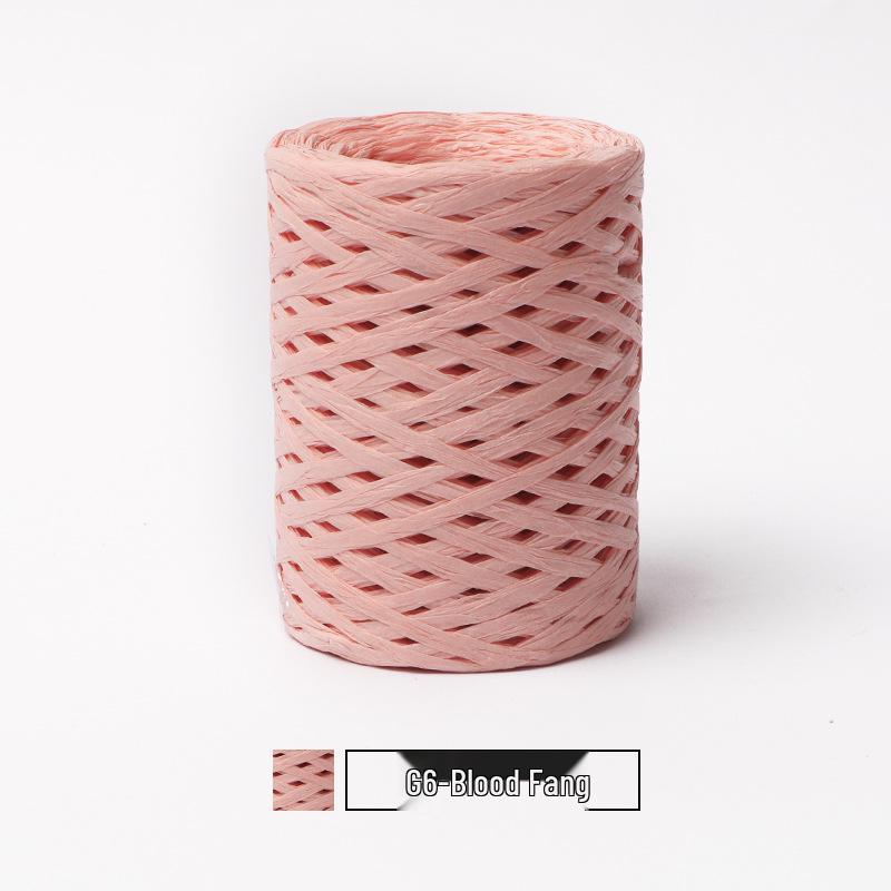 Cotton Raffia Yarn for Crocheting and Knitting Summer Hats and Bags