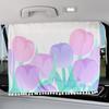 Suction Cup Cartoon Car Curtain Flower Car Blackout Curtain Car Sunshade Curtain  Car Window