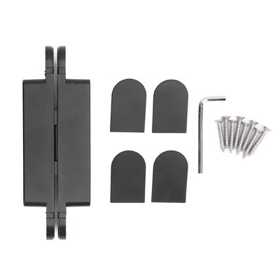 Door Hinge Quiet Zinc Alloy Matte Finished 3D Adjustable Invisible Door Hinge for 1 3/8 Inch Door