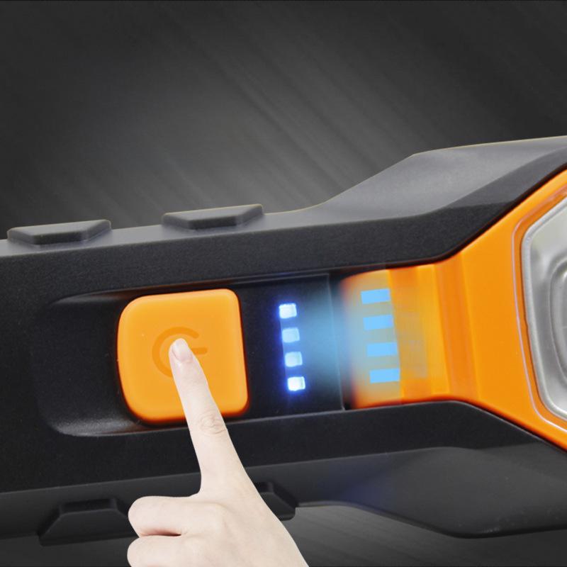 USB Rechargeable Multifunctional Work Light with Magnet - Ideal for Car Repairs, Inspections, and Camping