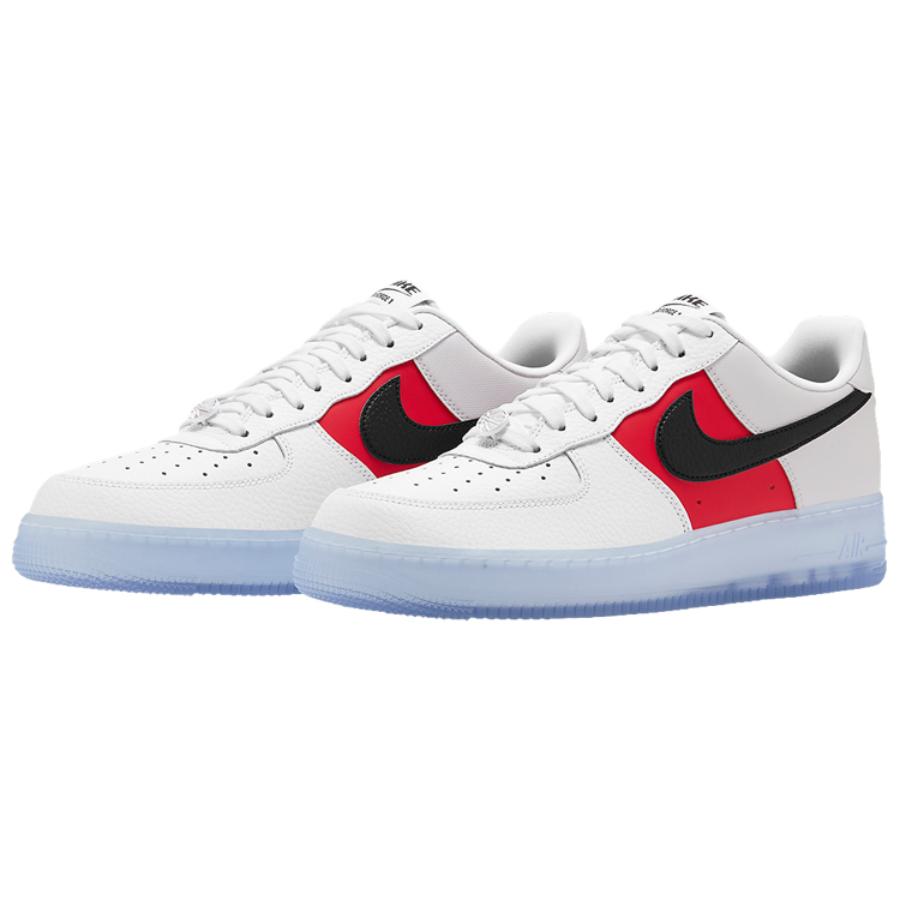 Nike Air Force 1 '07 LV8 Emb 'Icy Soles   University Red' Sneakers CT2295-110