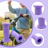 2Pcs Kids Bike Handlebar Grips TPE AntiSlip Wear Resistant Riding Accessories for Balance Mountain Bikes Bike Handle Grips