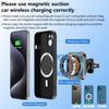 MagSafe 15W Fast Charging Car Phone Holder & Wireless Charger