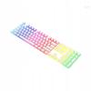 Keycaps PBT Pudding White Keycaps for Profile Mechanical Keyboards