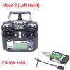 FLYSKY FS-i6X FS i6X 10kanálový 2,4GHz AFHDS 2A RC Vysílač s přijímačem X6B iA6B A8S iA10B iA6 pro RC FPV Závodní Dron Letadlo