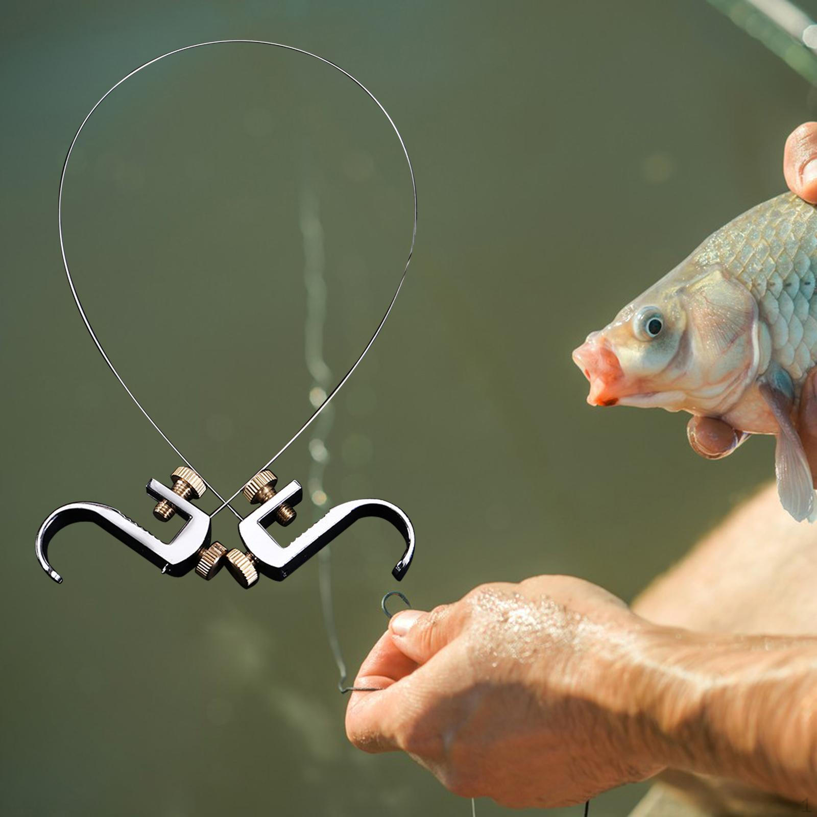 

Fish Hook Remover Double Head Retaining Needle Easy Release No Injury Fishhook Detacher Fishing