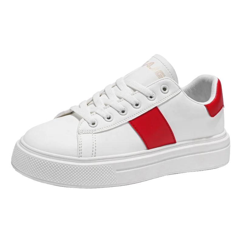 

Модные белые мужские спортивные туфли, дышащие легкие кроссовки для бега, теннисные туфли, универсальные повседневные кроссовки на толстой платформе 39