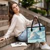 Cloud Pattern Tote Bag Casual Daily Handbag Fashion Shoulder Bag for Outdoor Use