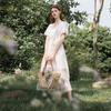 Wednesday Delight Wd_Puff Sleeve Ribbon Dress