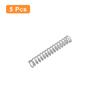uxcell 5 Pcs Compression Spring Wire Diameter 0.01 inch (0.3 mm), Outer Diameter 0.08