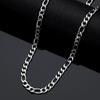 Titanium Steel Necklace Women'S O-Chain Lip Chain Plated Real Gold 18K Non-Fading Collarbone Chain Neck Chain Plain Chain