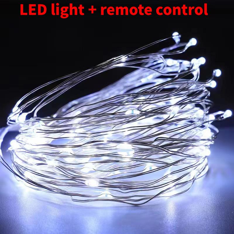 Kupferdraht Lichterkette mit Fernbedienung für Weihnachtsfeierlichkeiten