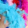 Feather Scarf Party Sequin Foil 2 Meters Long Adult Size Scarf Parties Celebrations Stage Performances Fluffy Scarf