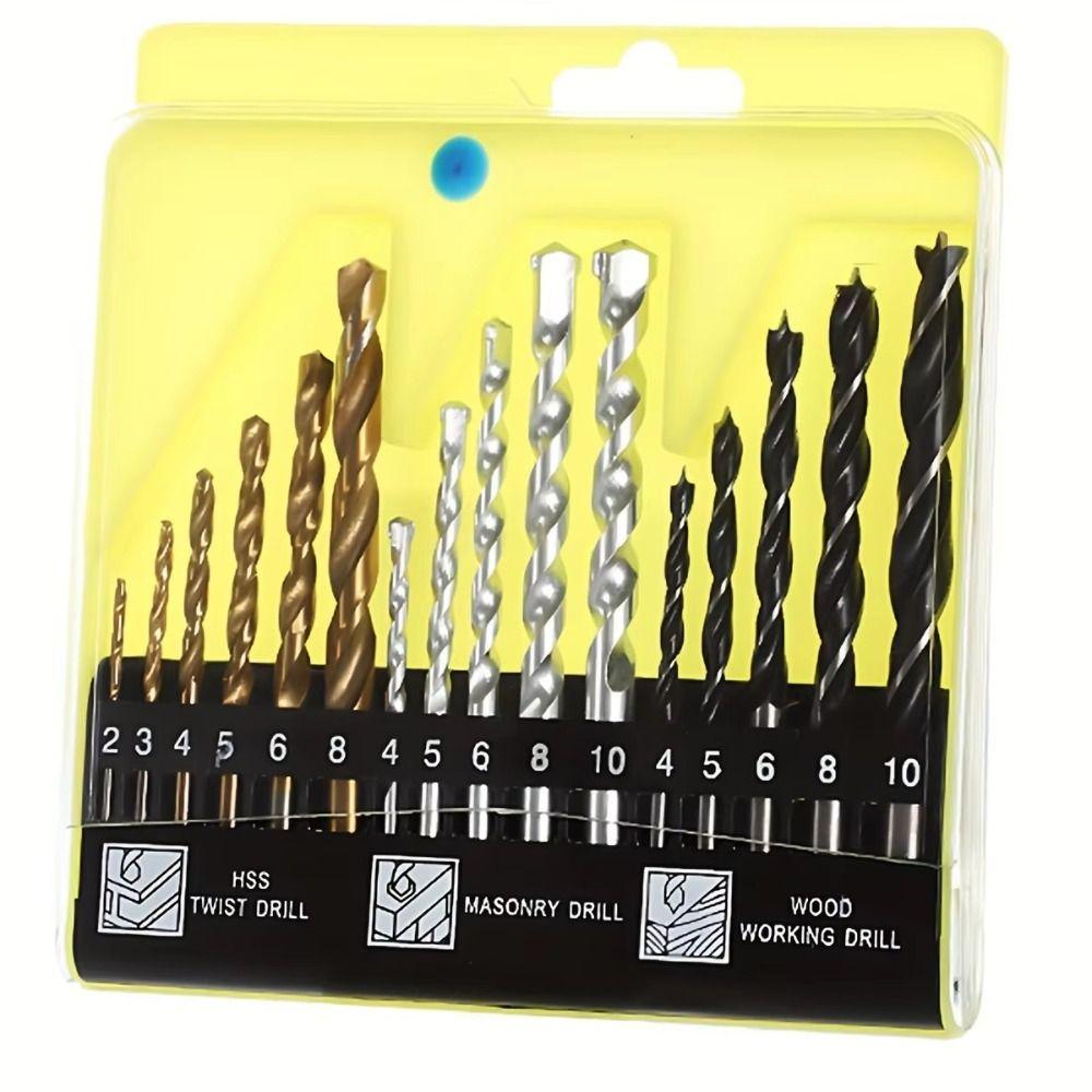 High-Speed Steel HSS Bit Straight Handle Wood Drill Bit Twist Drill Bit