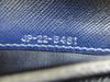 Authentic Salvatore Ferragamo Gancini Navy Blue Leather Gold H/W Flap Long Wallet #b230  Open box