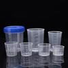 PP Heat-Resistant Measuring Cup Set with Lids: 10ml + 20ml + 30ml + 50ml + 100ml + 120ml Small Cups for Plastic Bottles, Buckets, Dispensing Tools,