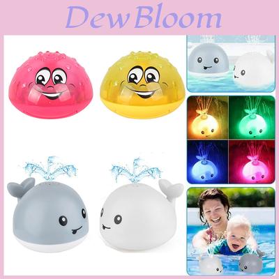 Whale Water Spray Bath Toy With Led Lights For Safe And Fun Bath Time