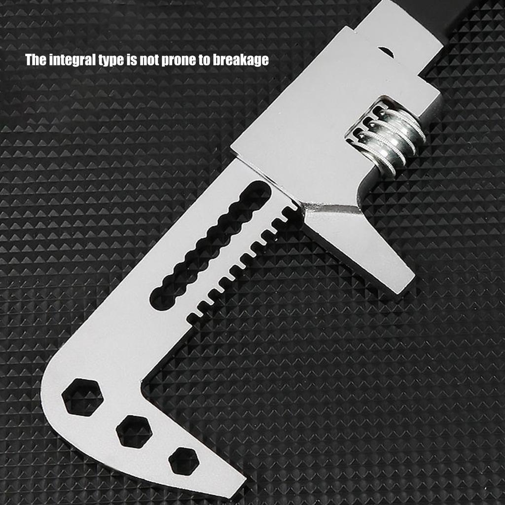 F Type Large Opening Manual Spanner Wrench Adjustable Hand Wrench Multifunction Spanner Plumbing Wrench