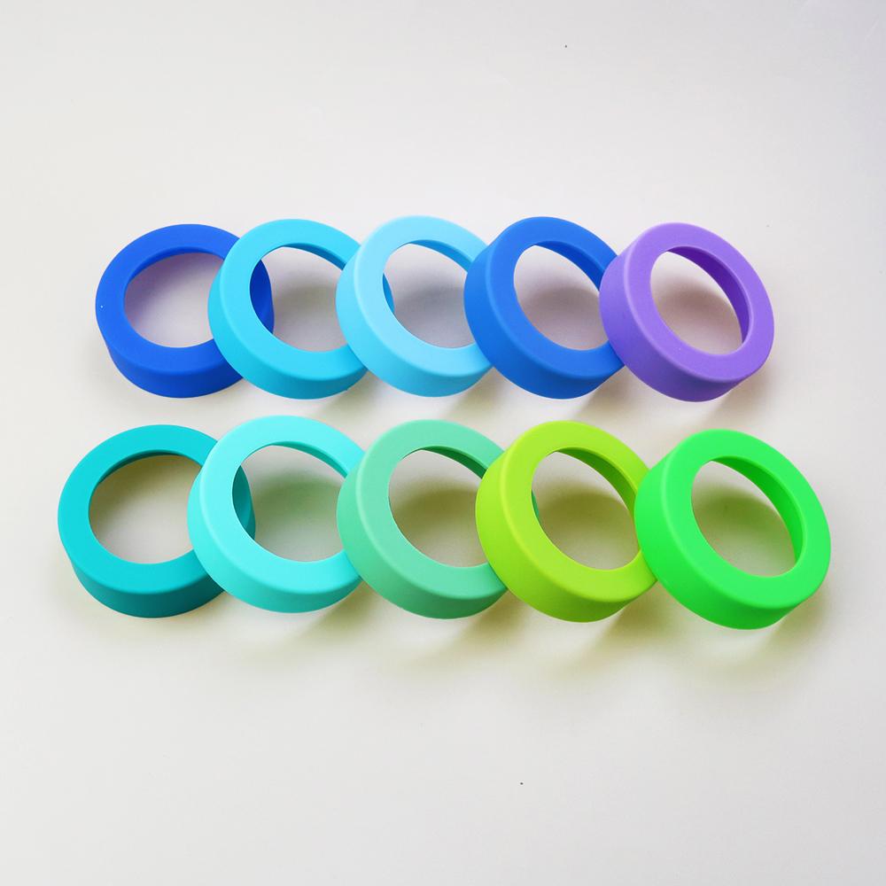 Silicone World 6.5CM Silicone Thermos Cup Bottom Cover Water Bottle Protective Sleeve Non-Slip Ring Coaster 65MM Cup Holder
